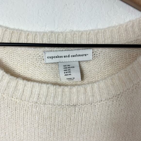 CUPCAKES AND CASHMERE COLOR BLOCK SOFT KNIT WOMEN SOFT SWEATER SIZE XL - Picture 4 of 4